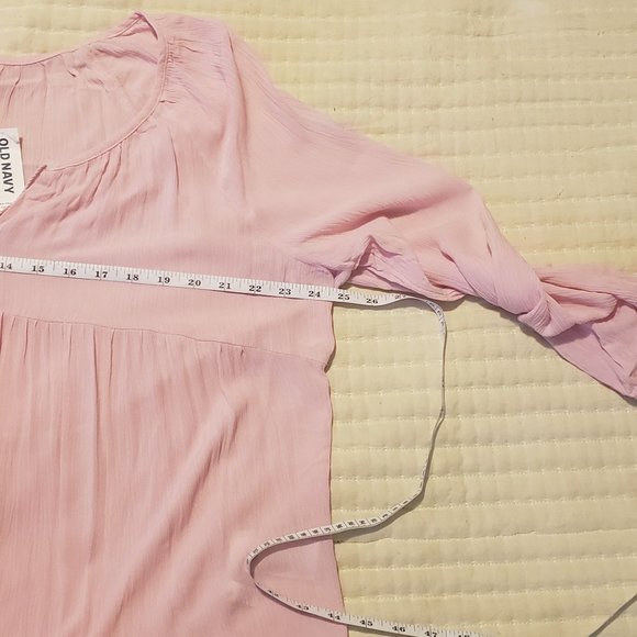 NWT Old Navy Pink peasant top - Picture 4 of 6